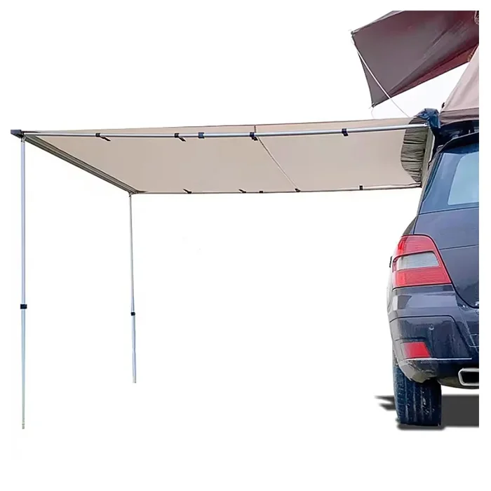 Off Road SUV/4x4/4wd 200*200m Retractable camping rooftop car roof side awning for Outdoor Camping Travel