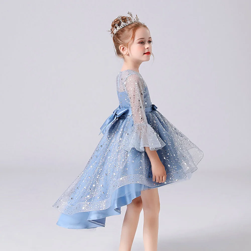 Hetiso Bridesmaid Kids Dresses Christmas Girls Dress For Girls Cloths Evening Elegant Party Gown Tutu Princess Dress 3-11 Year