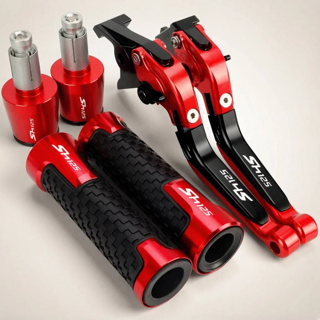 

For HONDA SH125 SH125i SH 125 125i 2008-2025 Motorcycle Clutch Lever Brake Levers Moto Handlebar Handle Hand Grips Ends Cap