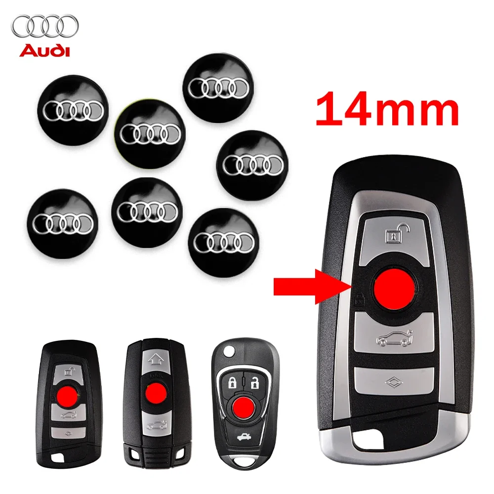 

Эмблема 14 мм для Audi A4 B5 B6 B7 B8 B9 A3 8P 8V 8L A5 A6 C6 C5 S3 TT