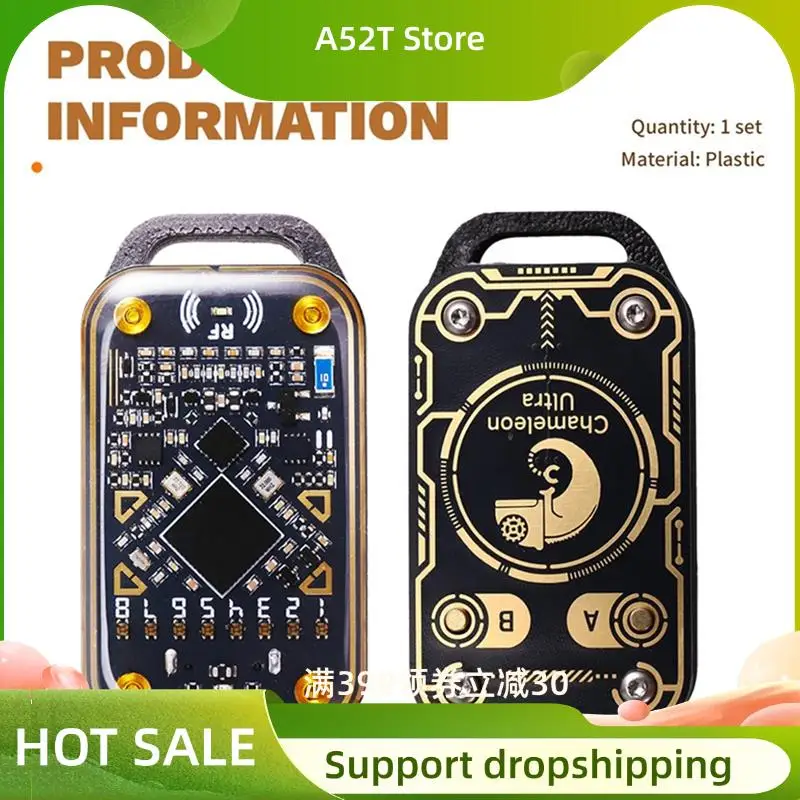 

A52T Chameleon Ultra RFID Smart Chip Reader Smart Card Emulator NFC Duplicator 125Khz 13.56Mhz ID IC Card Decode +2XCUID Card