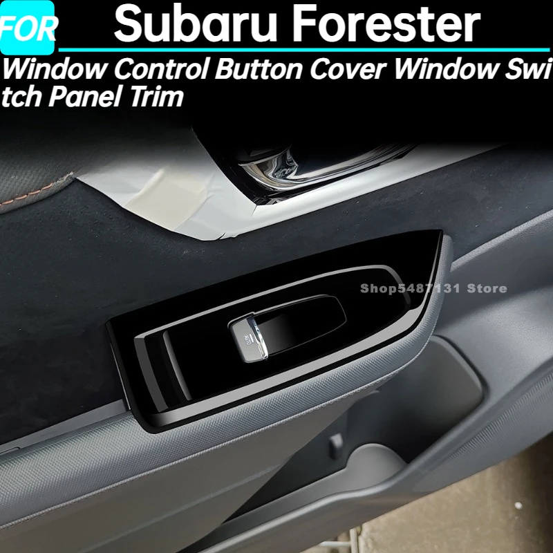 

Window Control Button Cover Window Switch Panel Trim Sticker for Subaru Forester Interior Accessories 2025 for Right Hand Drive