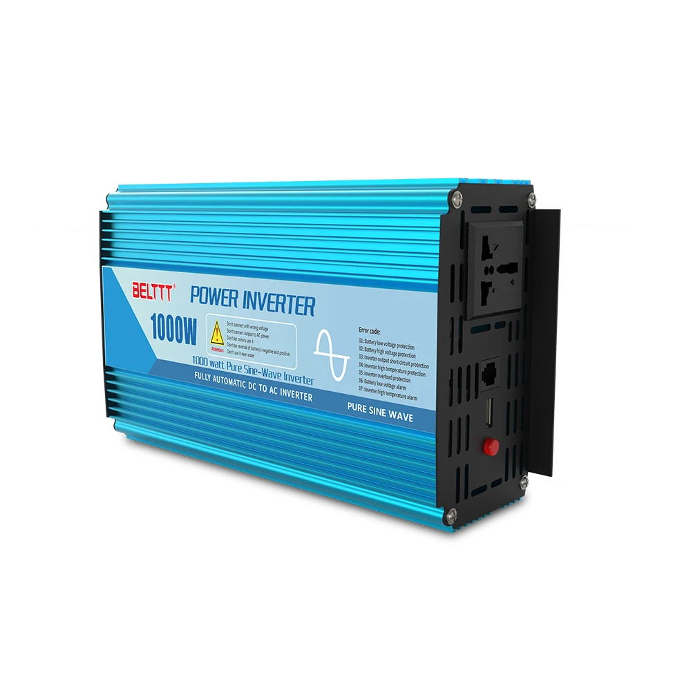 Free shipping not include tax 1000w power supply 12v 220V pure sine wave inverter with goods quality