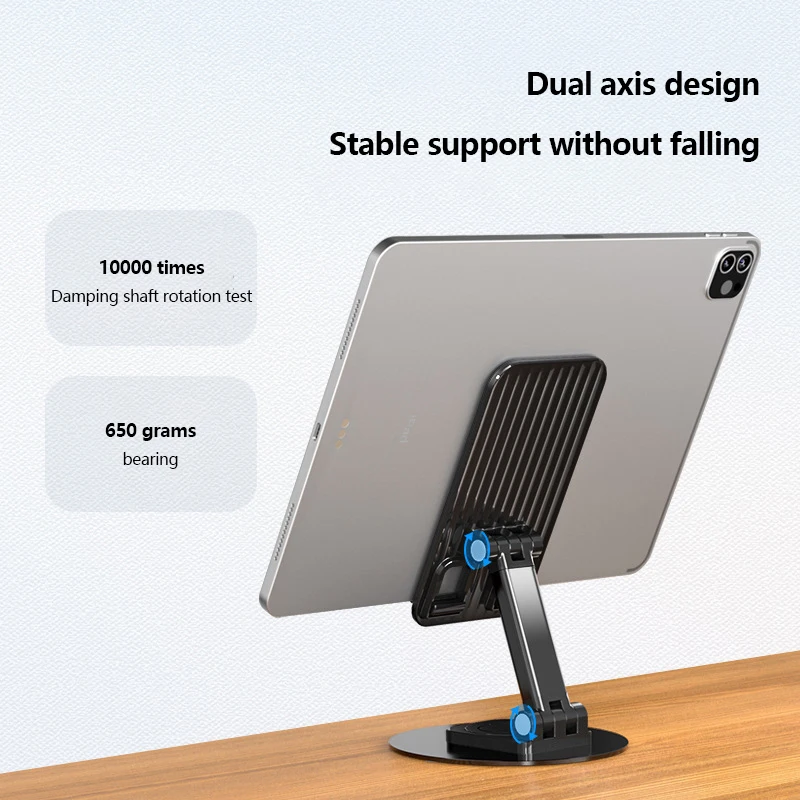 360 ° Rotating Desktop Mobile Phone Tablet Computer Bracket Portable Laziness Can Folded Adjustment For Iphone 15 Huawei Ipad