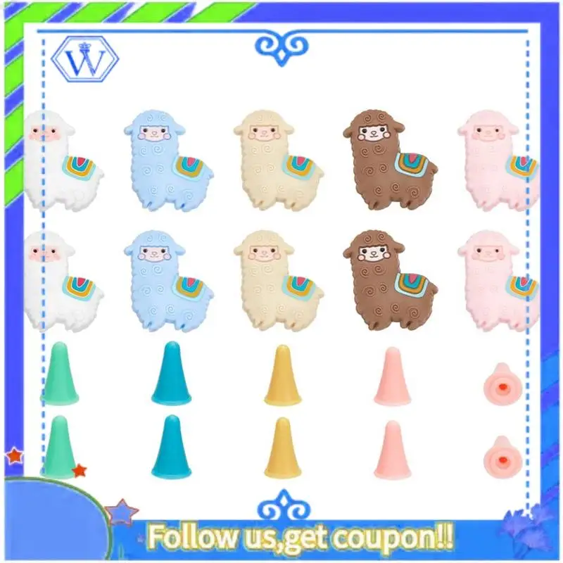 سهلة الاستخدام 10 قطع من سدادات إبرة الحياكة على شكل الألبكة، 30 قطعة من واقيات نقطة إبرة الحياكة وسدادات غرزة من السيليكون