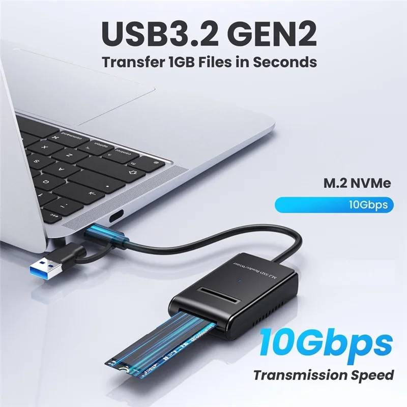 

Кабель жесткого диска NVME типа C 3,2 USB3.0 M.2 SSD-считыватель Внешний жесткий диск M.2 2230 2242 2260 2280 22110