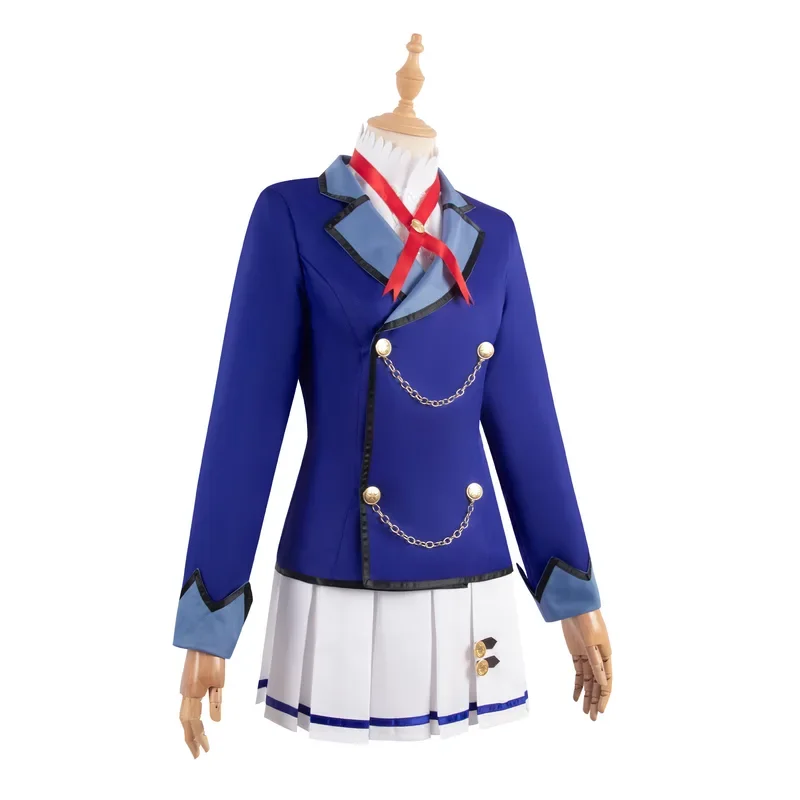 Anime hoshimiya Ichigo cosplay aikatsu cosplay costume uniform JK clothes Halloween party clothes coat shirt skirt bow set Girls