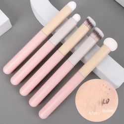 Wet and Dry Dual-use Makeup Brush Soft Mushroom Head Concealer Cream Smudge Brushes Puff Lip Brush Professional Makeup Tools