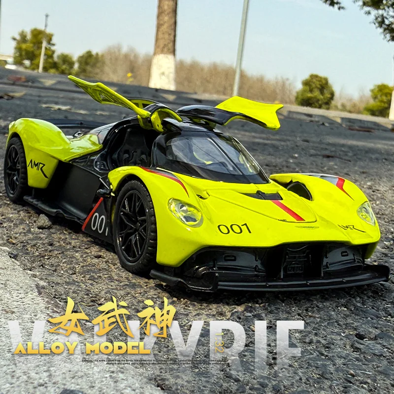 

1:32 Aston Martin Valkyrie супер спортивный автомобиль из сплава, литой под давлением металлический звук, свет, модель автомобиля, коллекционные украшения, игрушка для хобби, подарок для мальчика