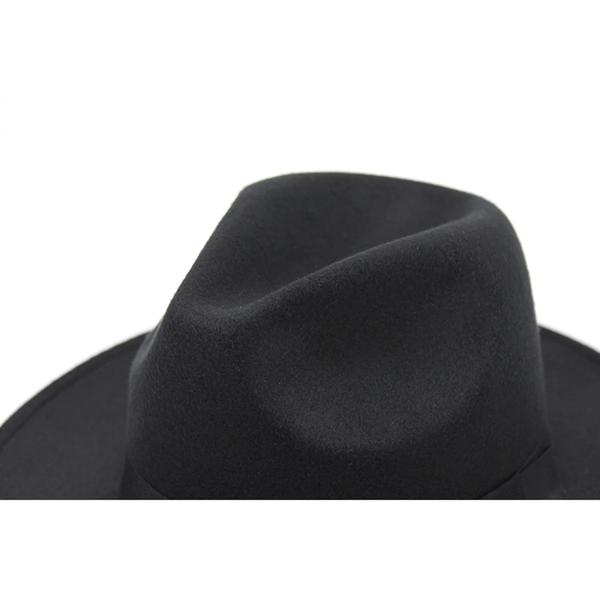 

Vintage Wide Brim Fedora Hat With Bowknot Satin Elegant Gentleman Hat For Men And Women Special Occasion