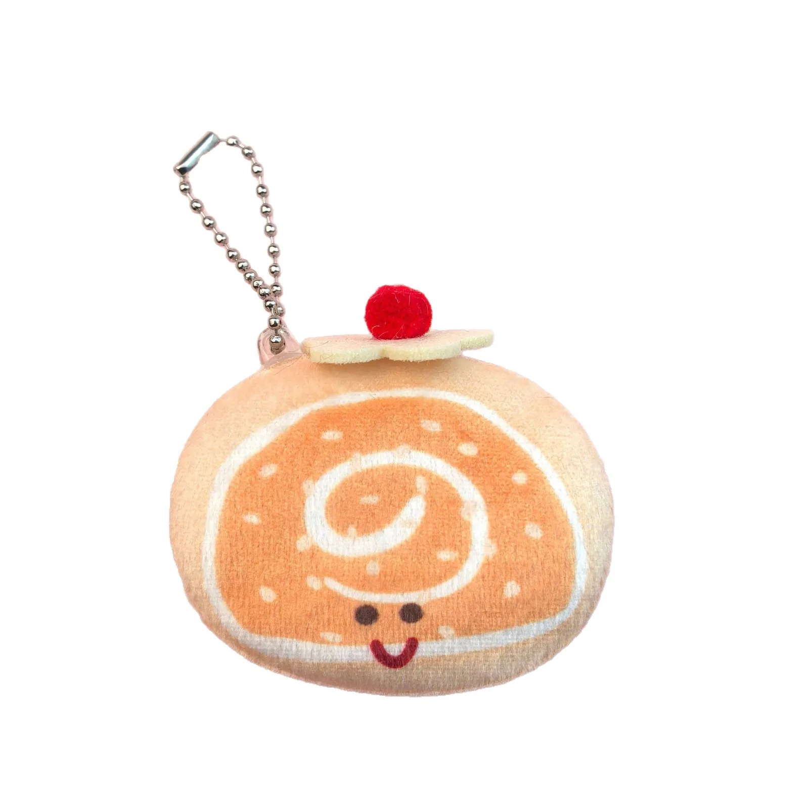 ตุ๊กตาอาหารการ์ตูน พวงกุญแจตุ๊กตาขนมจีน พวงกุญแจตกแต่งกระเป๋าเป้ ตุ๊กตาคู่รัก