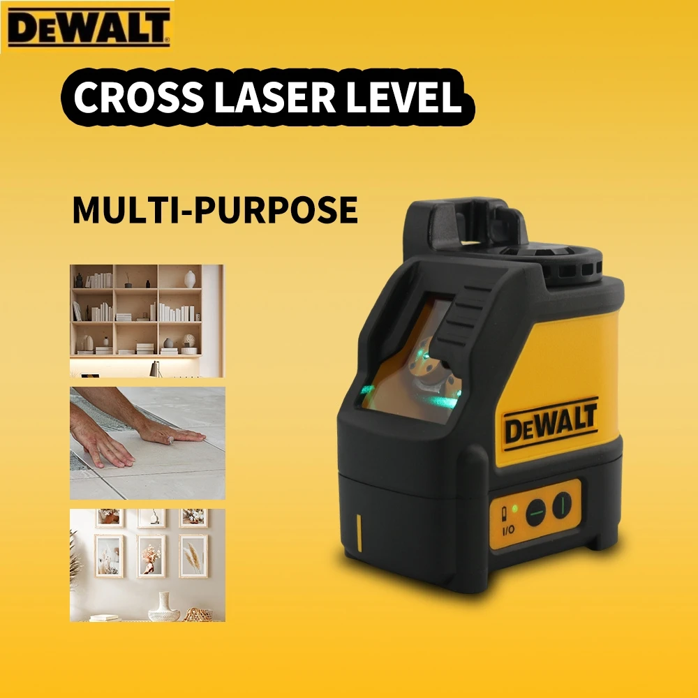 

DeWalt DW088CG 2-Line Green Beam Cross Line Laser Level High Precision Horizontal Vertical Laser Level Dotting Instrument