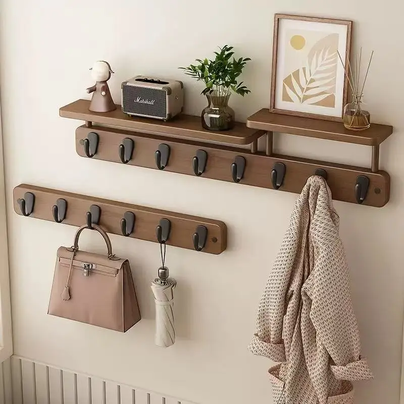 Bamboo Bamboo Wall Coat Racks Storage Hanger Coat Rack Living Room Organizer Clothes Shelf Minimalist Clothing Hanger Dress Furniture - Aliexpress Deal