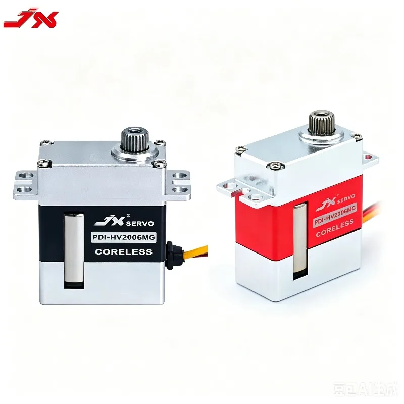 

JX Servo PDI-HV2006MG 6.2kg Metal Gear Full CNC Coreless HV Digital Servo for RC Glider 500 Class Heli Tail and Swashplate