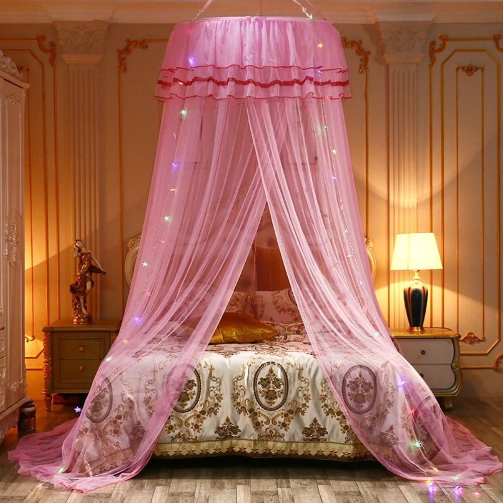 Small Dome Mosquito Net Bed Hanging Mosquito Net Home King-Size Bed Princess Wind Floor Models Mosquito Nets