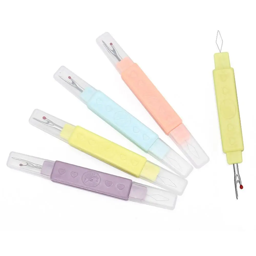 Needlework Sewing Seam Ripper Plastic Handle 2in1 Threads Remove DIY Sewing Accessories Embroidery Cross Stitch Stitch Unpicker