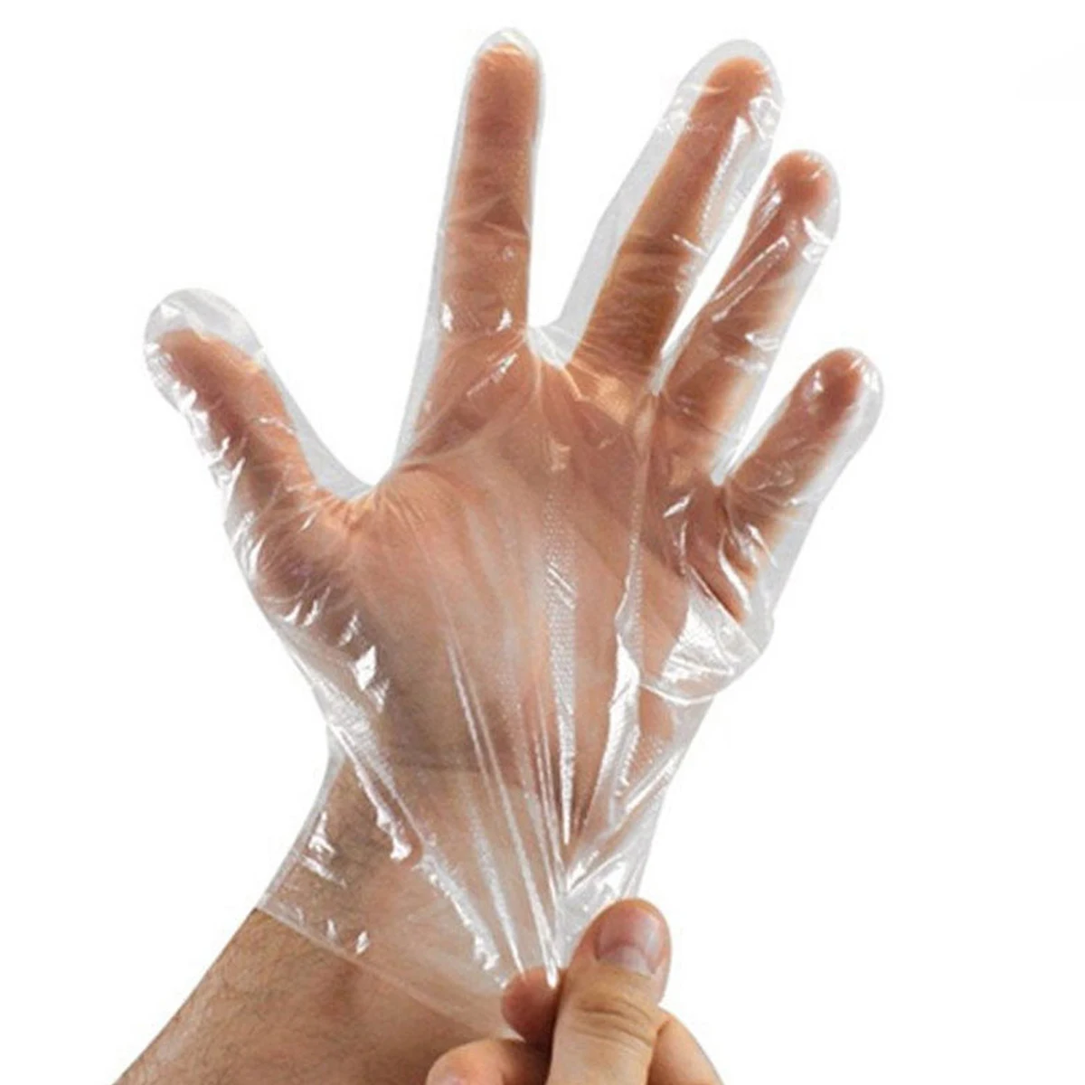 100 Pcs Conveniently Sized Gloves Disposable Ambidextrous Family Food Processing