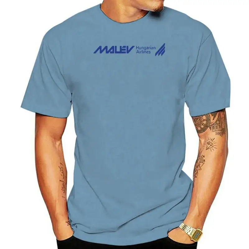 MALEV AIRWAYS SHIRT S-XXXL LOGO HUNGARIAN  AIRLINES PILOT AVIATION  JET