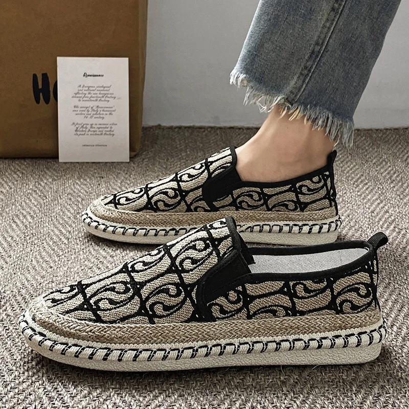 

Мужская повседневная удобная обувь на плоской подошве, уличная модная износостойкая обувь, модный дизайн, универсальная удобная обувь для отдыха