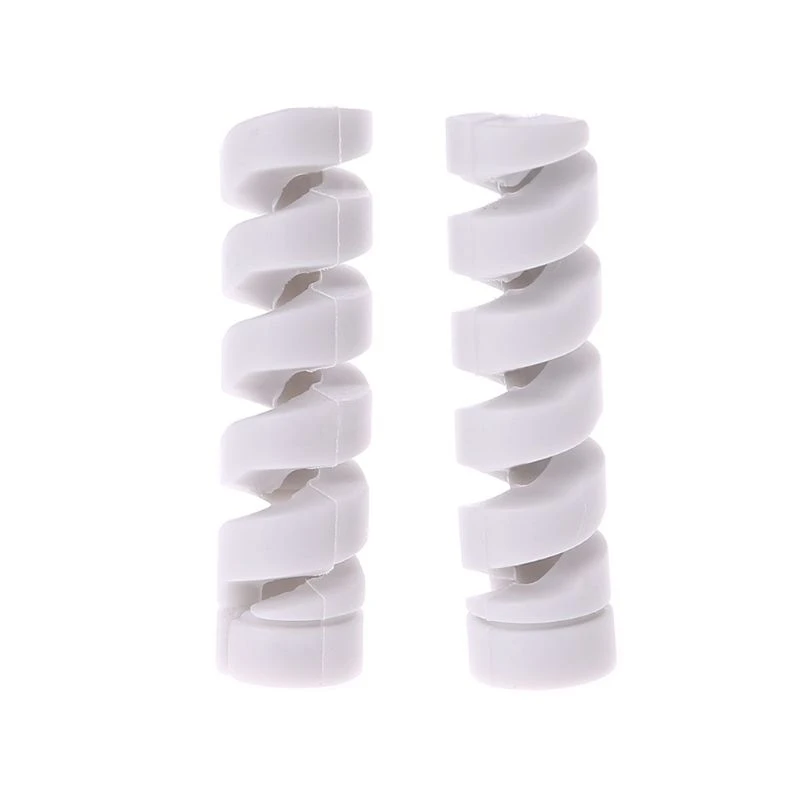 2x Protective Cover Cable Protector for Case for Smartphone USB Cables Cord Spiral Phone Accessory Data Line Sle