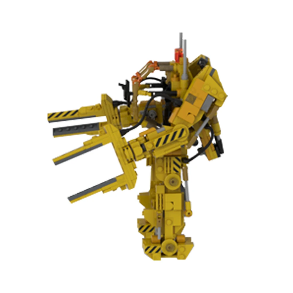 Gobricks MOC Mini ขนาด P-5000 Powered Work Loader Building Blocks Alien Series V ประกอบรุ่น Mechanical หุ่นยนต์ของเล่นเด็กของขวัญ