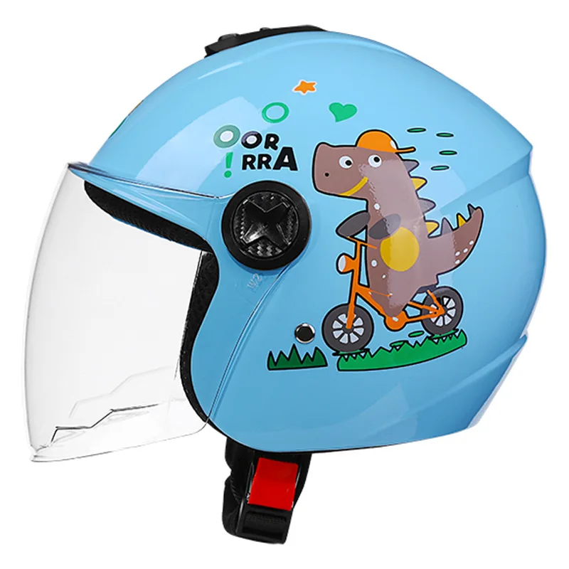 

Children's Helmets Half Helmets Electric Bikes Electric Scooters Boys Girls All Season Baby Safety Helmets 50-56cm ABS Material