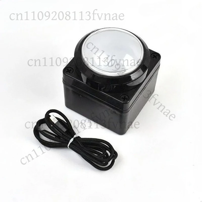 100mm Giant USB Programmable Button, Custom Shortcut & Buzzer Switch for PC Gaming, Lottery, Live Stream, Macro Control (2m)