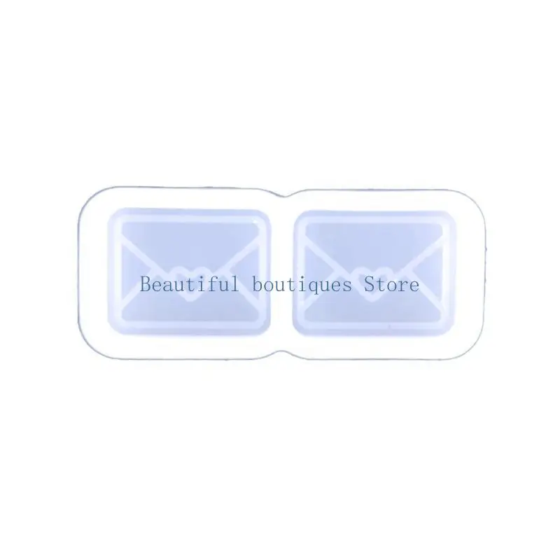 U4LF Fashionable Earring Heart Silicone Mould Set Accessory Portable for Stylish Jewelry Making Resin Casting Set