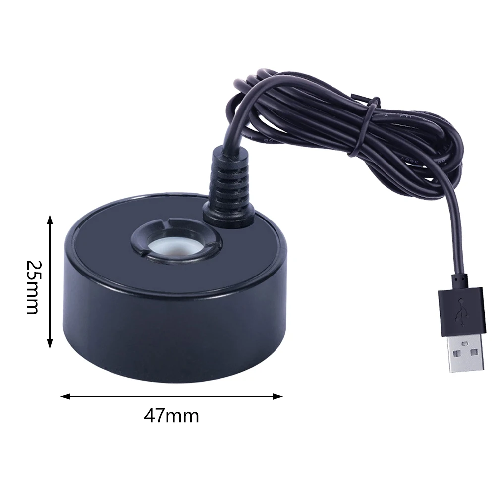 2-IN-1 USB 5V Mist Maker Fogger Mist Maker  Colorful LED Lights 5V Sound Fountain Atomizer For Pond Rockery Fish Sink Mist Maker