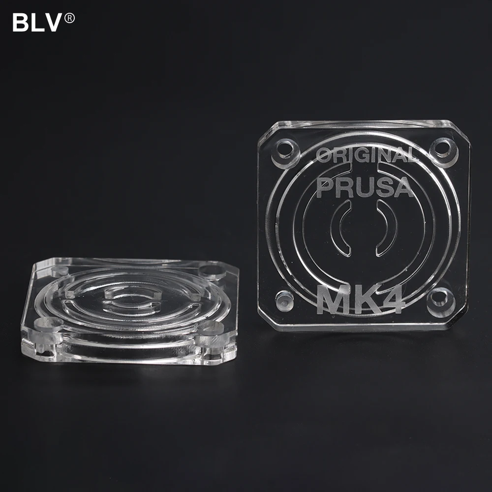 BLV®Transparent Gearbox Coverfor Prusa MK4  3D Printer Aesthetic transformation Acrylic Perspective Observation Window