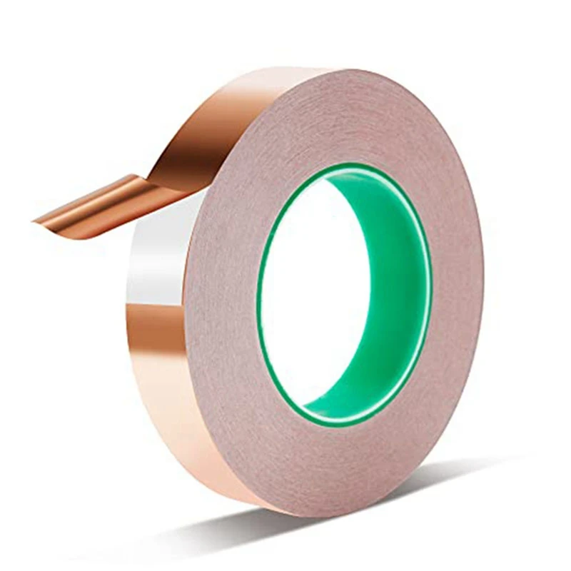 1 PCS Copper Tape Conductive Adhesive Copper Foil Tape 1 Inches X 164 Feet For EMI & Guitar Shielding, Arts & Crafts