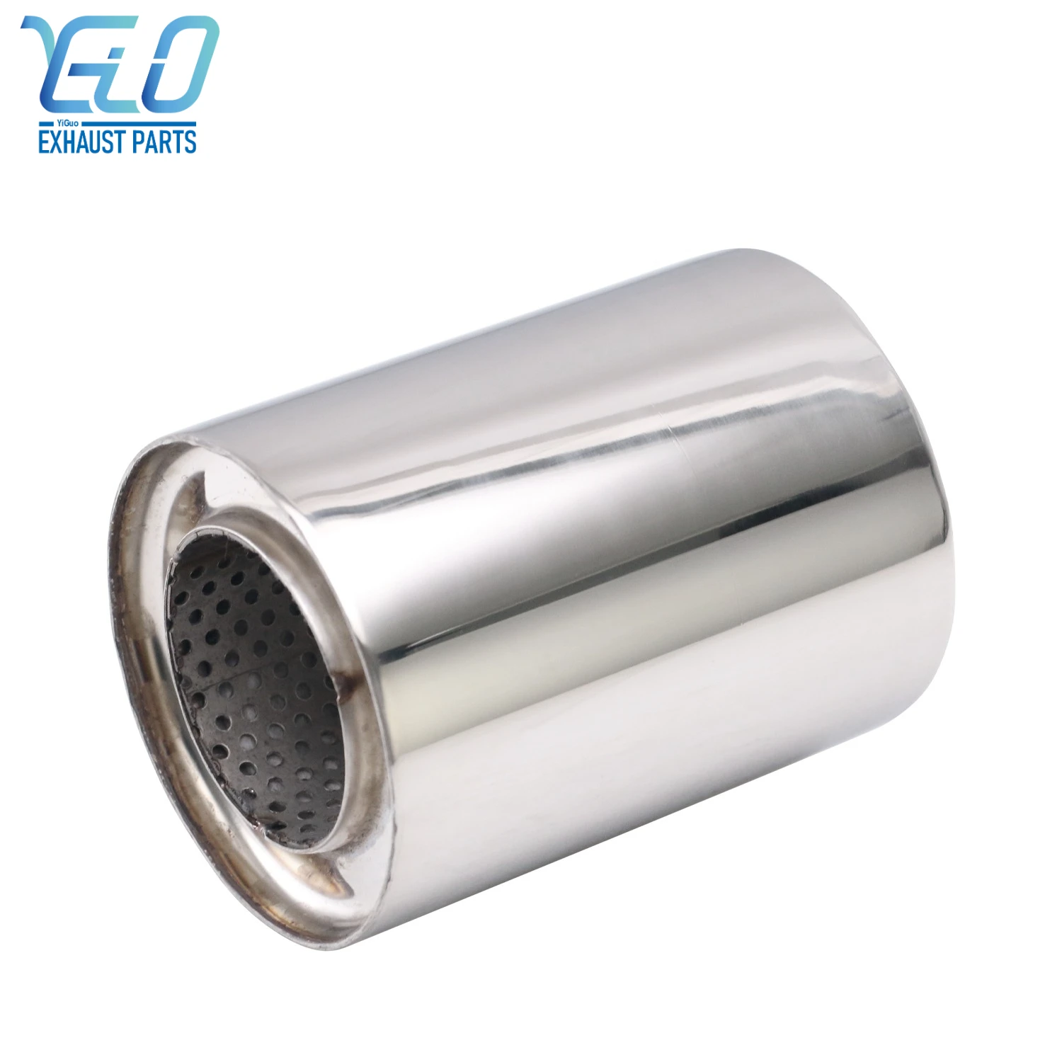

stainless steel 2.5 inch sports car exhaust resonator for universal car