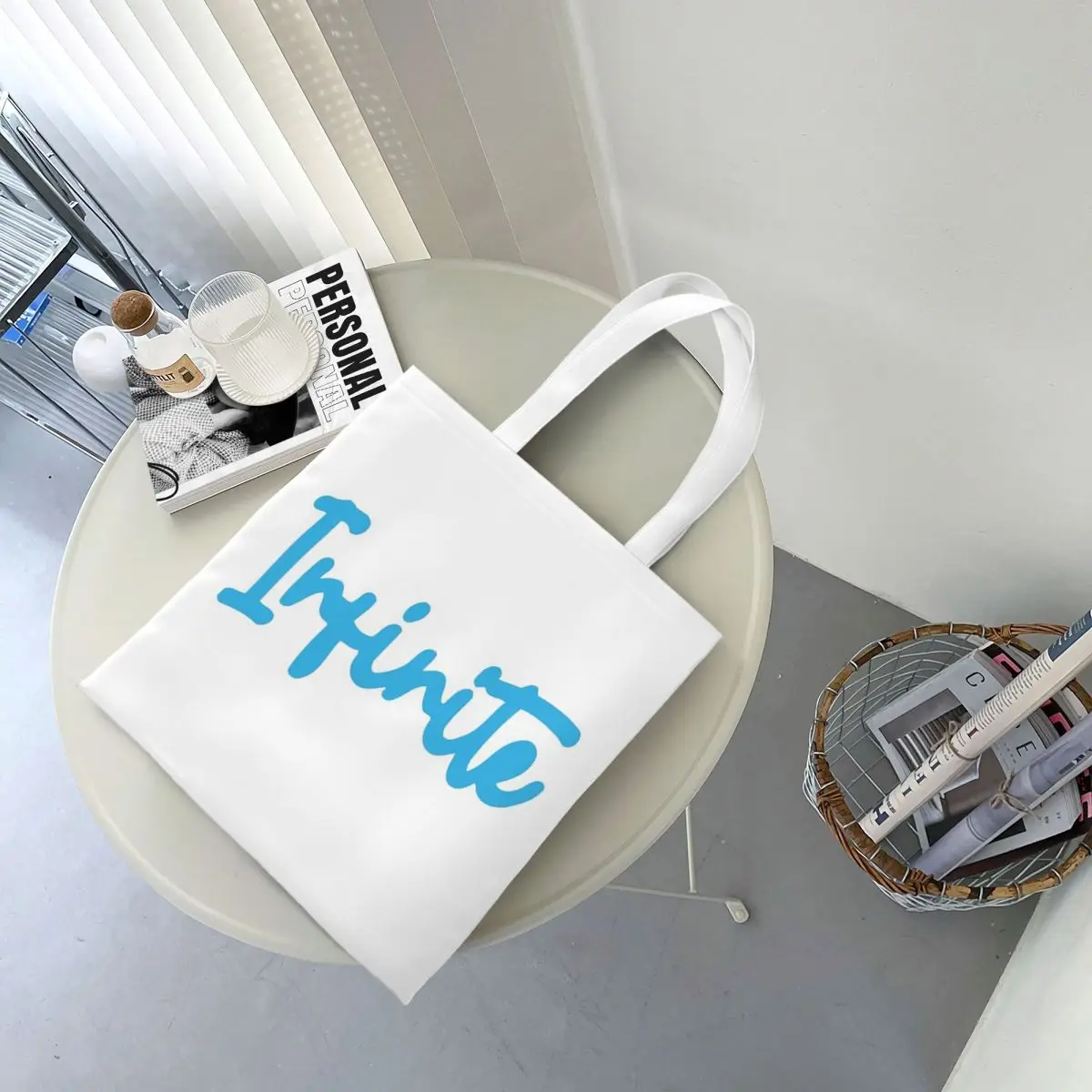 Caylus Merch Infinite Shopping Bags Canvas The Tote Bag Folding for Ladies Shoulder Tote Travel Handbag