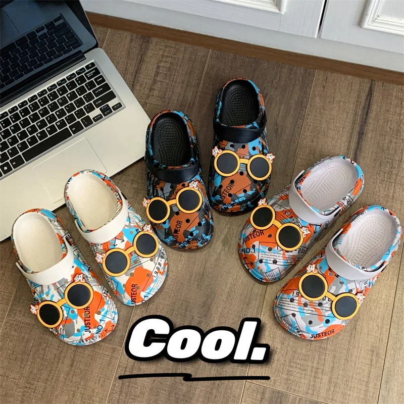 New Summer Women Platform Slippers Men Husky Graffiti Anti slip Fashion Home Beach Shoes Outdoor DIY nterest Cloud Sandals 2024