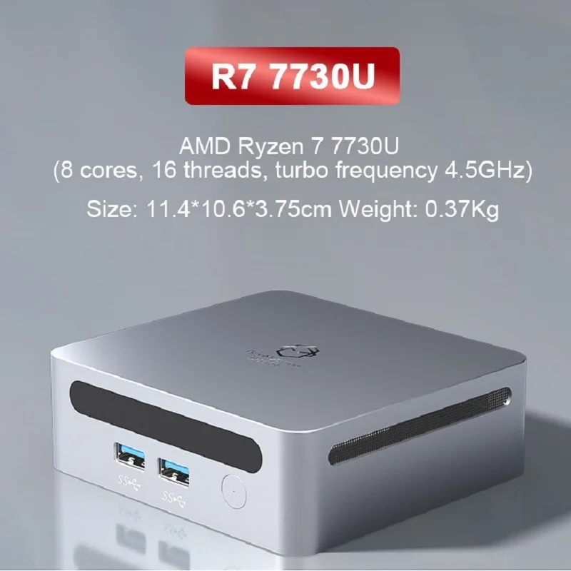 كمبيوتر صغير وحدة المعالجة المركزية AMD Ryzen 7730U 8-core 16 سلك كمبيوتر مكتبي صغير مضيف ألعاب منزلية كمبيوتر محمول مكتب الأعمال مضيف صغير