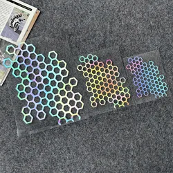 Decorative Stickers Honeycomb Motorcycle Car Decals Decorative Sticker Style Personalized Creative  Waterproof and sun proof  Bo