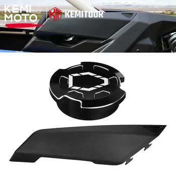 KEMIMOTO X3 UTV Fuel Tank Lateral Panel Gas Cap Cover 705010334 For Can Am Maverick X3 Max R RR 900 Sport Trail Defender
