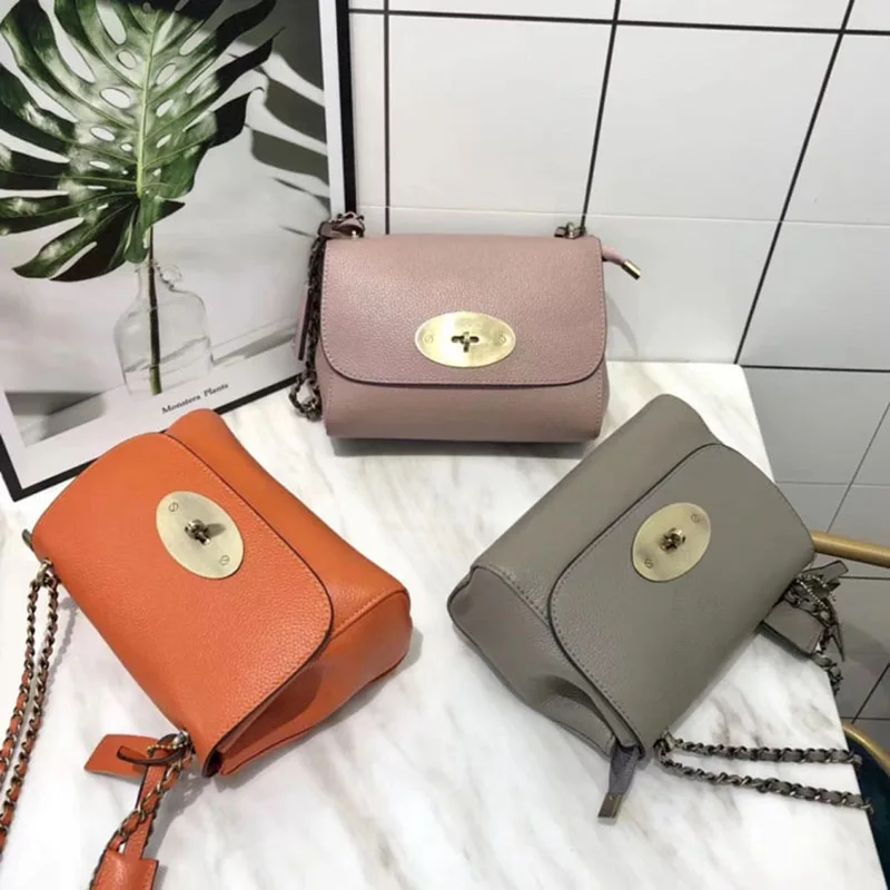 New Brand Genuine Leather Women\'s Shoulder bags Chain Strap Exquisite Small Cowhide Ladies Messenger Crossbody bags 2023 Tassel