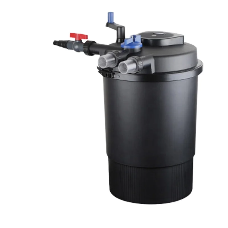 Large Koi Fish Pond Filter Fish Pond Biochemical Pressure Barrel Water Treatment Water Circulation Fish Pond Filtration System