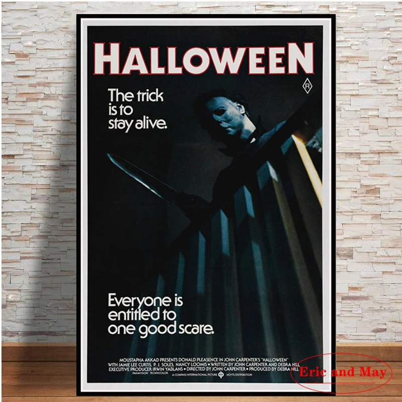 

Halloween Michael Myers Classic Horror Movie Collage Wall Art Canvas Pictures Painting Gift Decorations For Home Decor Quadro