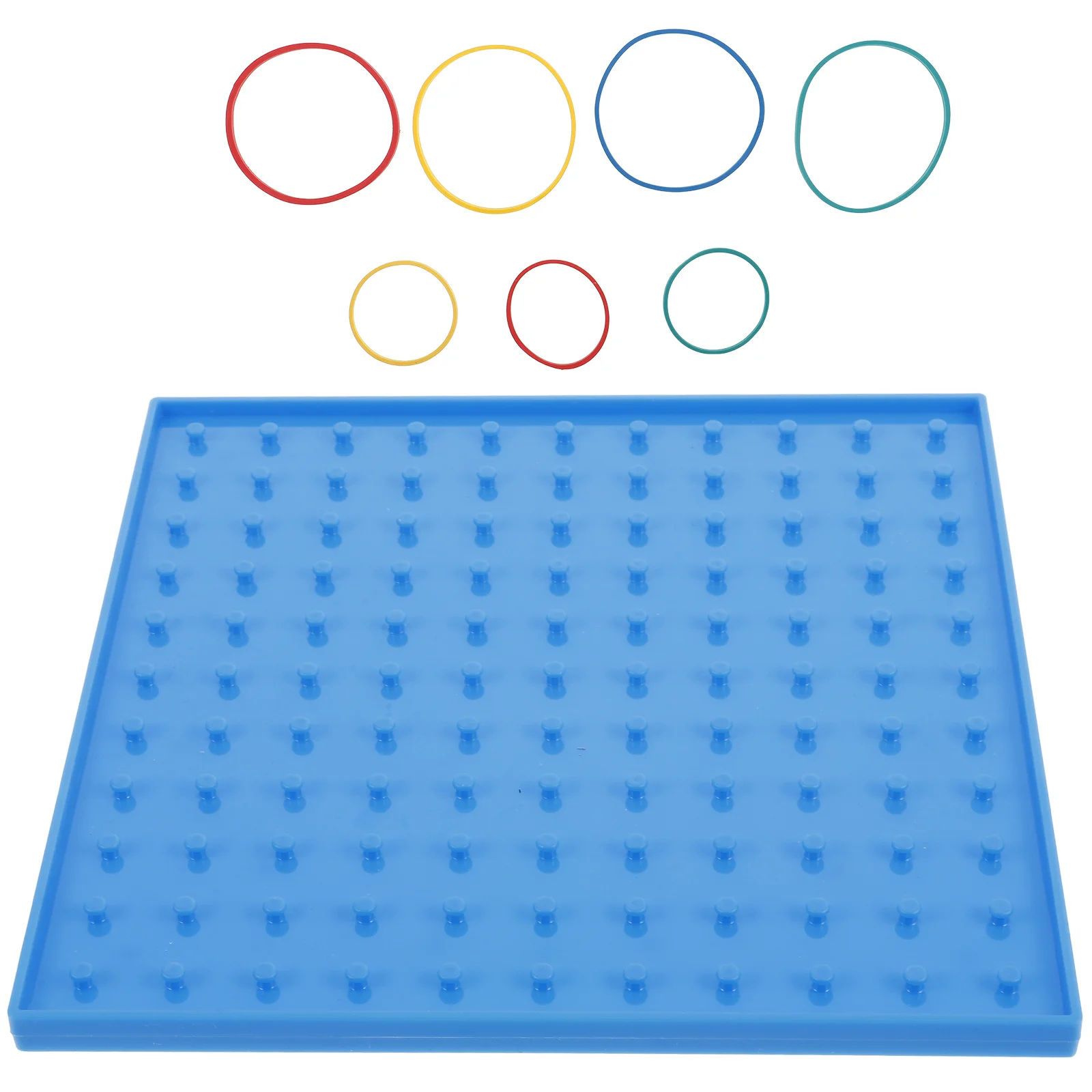 

1 set 1 Set Pegboard Kids Geoboard Shape Creation Kit Math Learning Tool Stem Educational For Classroom Home Use Puzzle Board