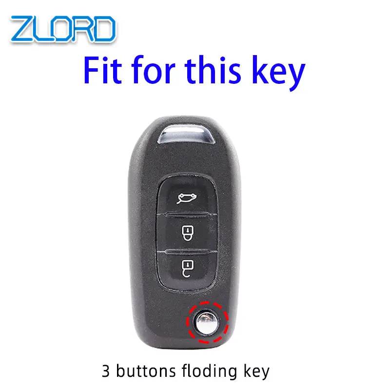 TPU Flip Car Key Case Capa, Chaveiro Borda Dourada, Renault Kadjar, Captur, Megane, Sandero, Stepway, Logan, Clio 5, Arkana, 2020, 2021