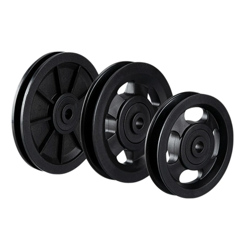 

Pulley System Gym Workout Pulley Wheel Nylon Bearing Pulley Wheel Replacement for Home Gym Equipment Part Cable Machine