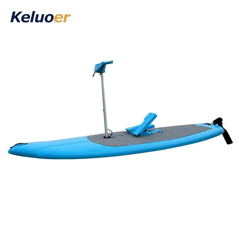 

Stand up Inflatable Paddleboard Foldable SUP Surfboard With Stirrup Drive System
