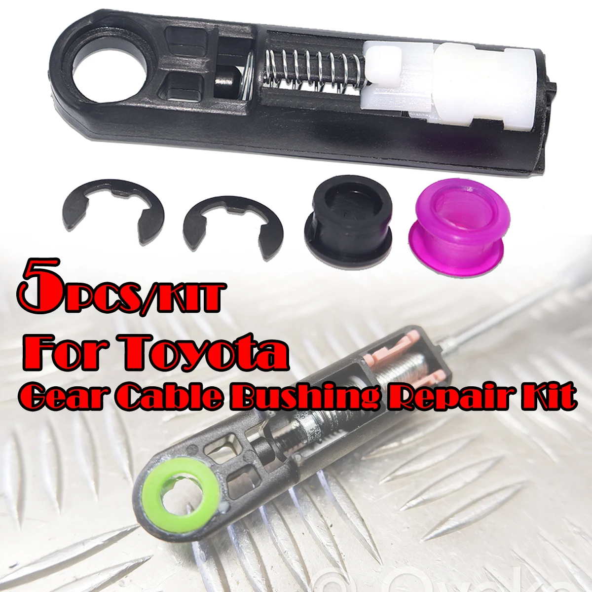 

5Pcs AT Gearbox Shift Cable Linkage Bushing For Toyota Land Cruiser Prado RAV 4 Camry XV50 Gear Shifter Selector End Rod Connect