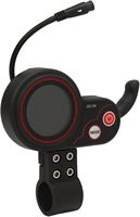 QS S4 Electric Scooter Display Panel ABS USB Electric Scooter Display Screen Control Panel with 6 Pin Connector for Replacement