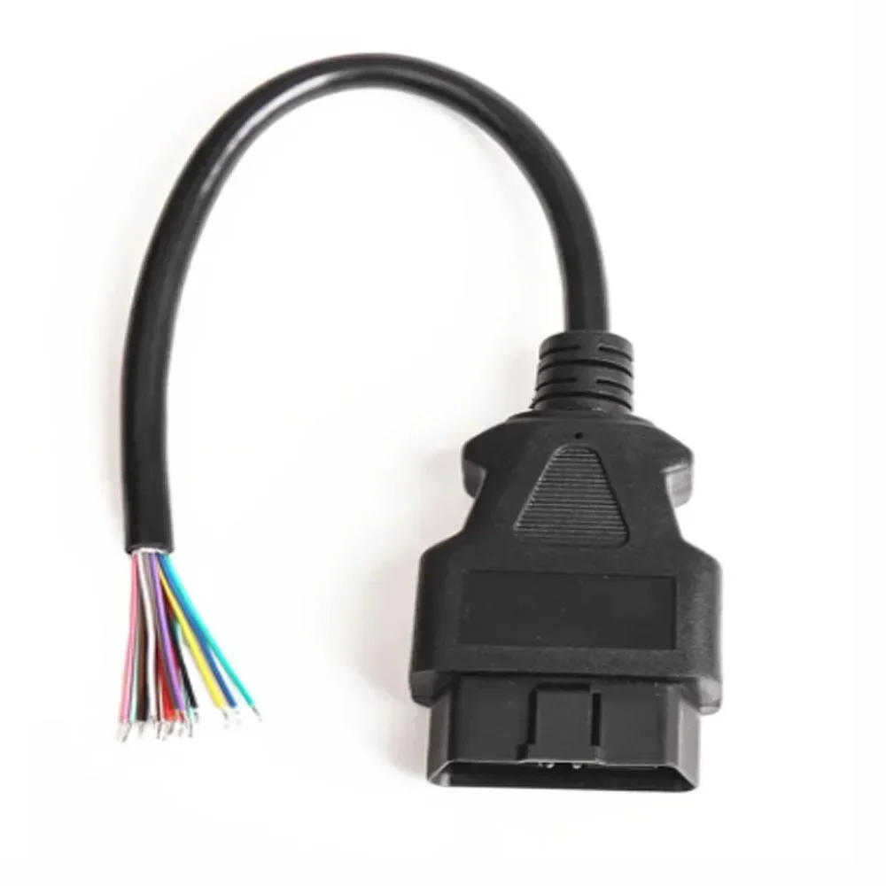 30/60/100cm OBD2 16Pin Male Female Extension Opening Cable Car Diagnostic Interface Male Connector OBD II Cable