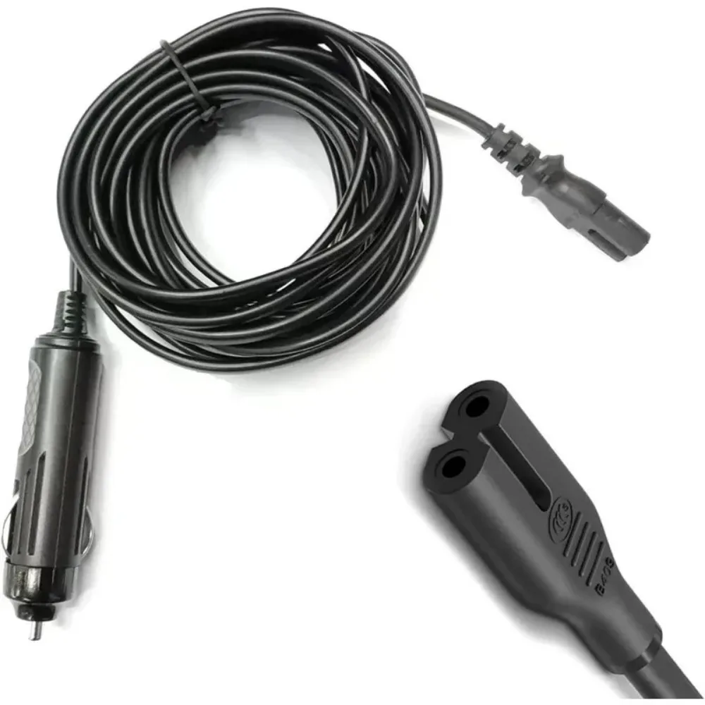 12V DC 8-Shaped Cable, Car Cigarette Lighter Power Cord for Car Washer & Auto Refrigerator