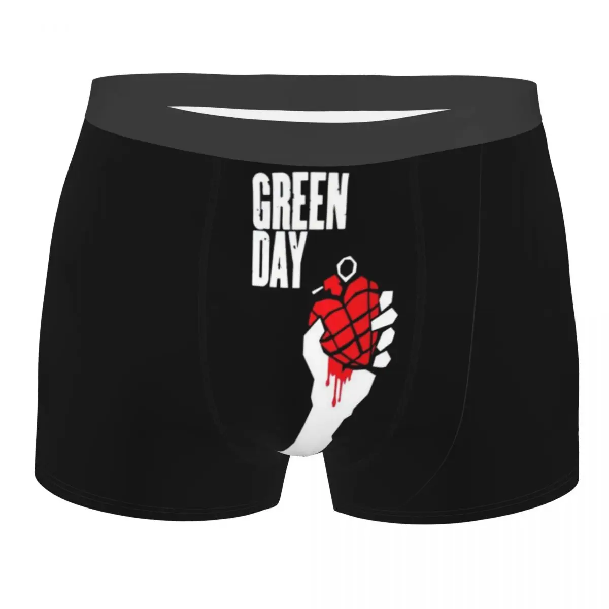 

Green Days Underwear Male Print Customized Boxer Shorts Panties Briefs Breathable Underpants