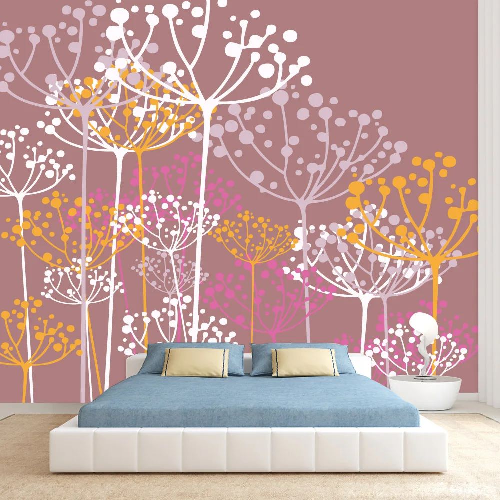 

Самоклеящиеся обои для гостиной, обои, домашний декор, украшение, цветок, одуванчик, ремонт, коридор, фон, фреска